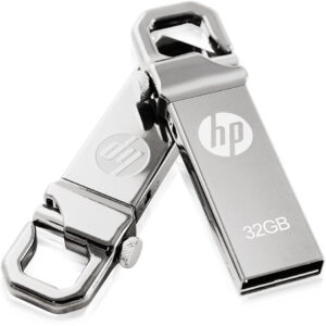 HP METAL V250W 32 GB Pen Drive Compatible with Audio Player, Desktop Computer, Television, Laptop, Audio Player USB 2.0 Metal Case