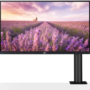LG 68.58 cm (27 Inch) Quad HD IPS Panel with HDMI, DP Ports, sRGB 99%, USB Type-C, Height / Swivel Adjustment Monitor (27QN880) (AMD Free Sync, Response Time: 5 ms, 75 Hz Refresh Rate)