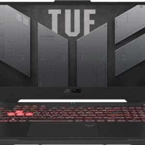 ASUS TUF Gaming A15 AMD Ryzen 7 Octa Core 7435HS - (16 GB/512 GB SSD/Windows 11 Home/8 GB Graphics/NVIDIA GeForce RTX 4060/144 Hz) FA507NVR-LP204WS Gaming Laptop  (15.6 inch, Mecha Gray, 2.2 Kg, With MS Office)