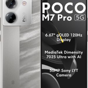 POCO M7 Pro 5G (Lunar Dust, 128 GB) (6 GB RAM)
