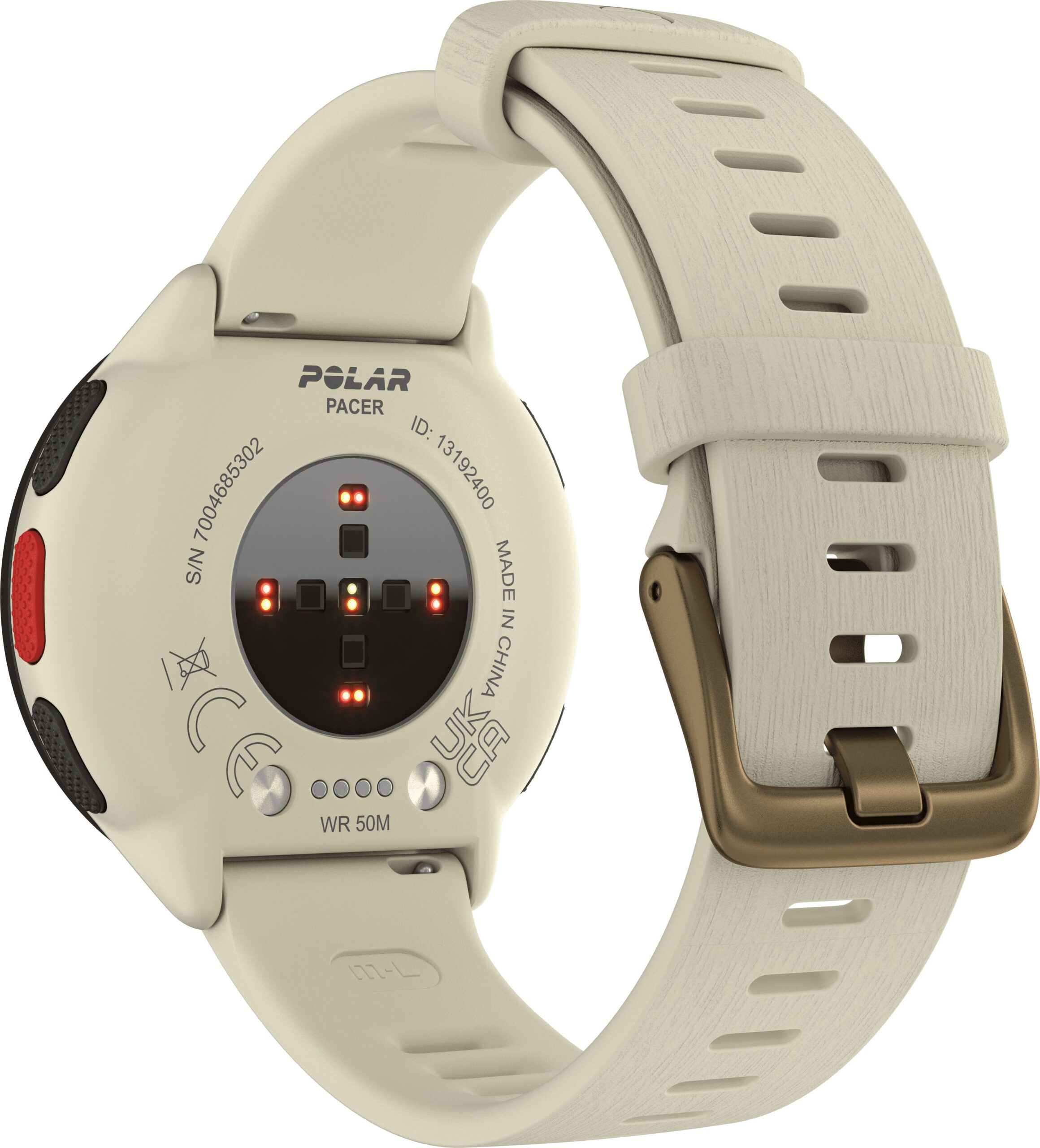 Polar Pacer Ultra-Light GPS Fitness Tracker (White) Smartwatch (White Strap, Free Size) - Image 4