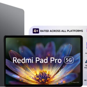 REDMI Pad Pro 5G 8 GB RAM 128 GB ROM 12.1 inch with Wi-Fi+5G Tablet (Graphite Grey)