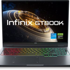 Infinix GT Book Intel Core i5 12th Gen 12450H - (16 GB/512 GB SSD/Windows 11 Home/6 GB Graphics/NVIDIA GeForce RTX 3050/80 W) GL613 Gaming Laptop  (16 inch, Silver, 1.99 kg)