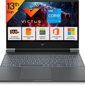 HP Victus Intel Core i5 13th Gen 13420H - (16 GB/512 GB SSD/Windows 11 Home/6 GB Graphics/NVIDIA GeForce RTX 3050/144 Hz) 15-fa2700TX Gaming Laptop  (15.6 inch, Mica Silver, 2.29 Kg, With MS Office)