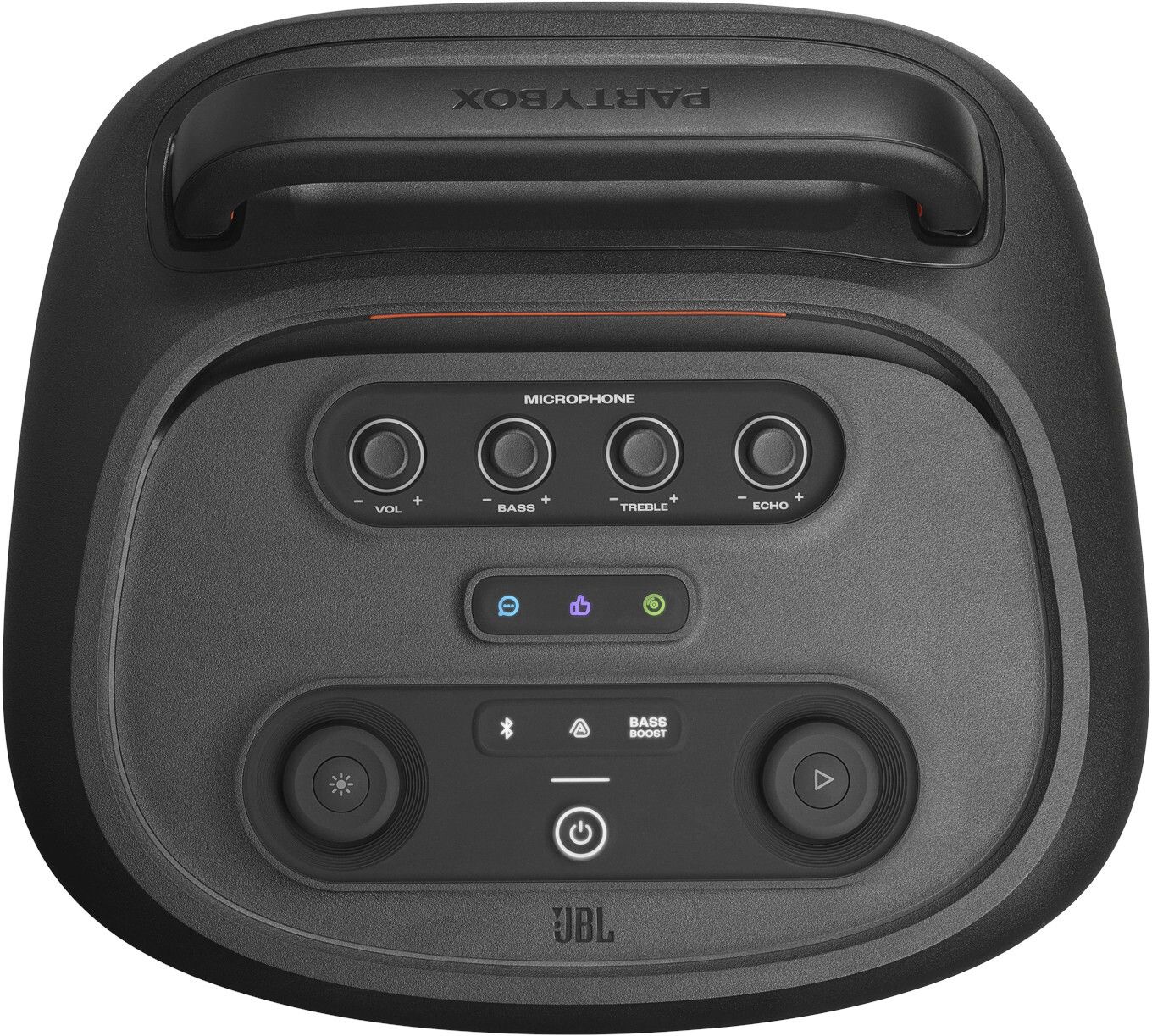 JBL Partybox 520 Electrifying AI Sound Boost,Futuristic Light Show,15Hrs Playtime 400 W Bluetooth Speaker (Black, Stereo Channel) - Image 2