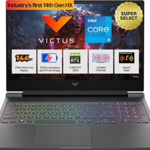 HP Victus Intel Core i5 14th Gen 14450HX - (16 GB/512 GB SSD/Windows 11 Home/6 GB Graphics/NVIDIA GeForce RTX 3050/144 Hz) 16-r1703TX Gaming Laptop  (16.1 inch, Mica Silver, 2.31 kg, With MS Office)