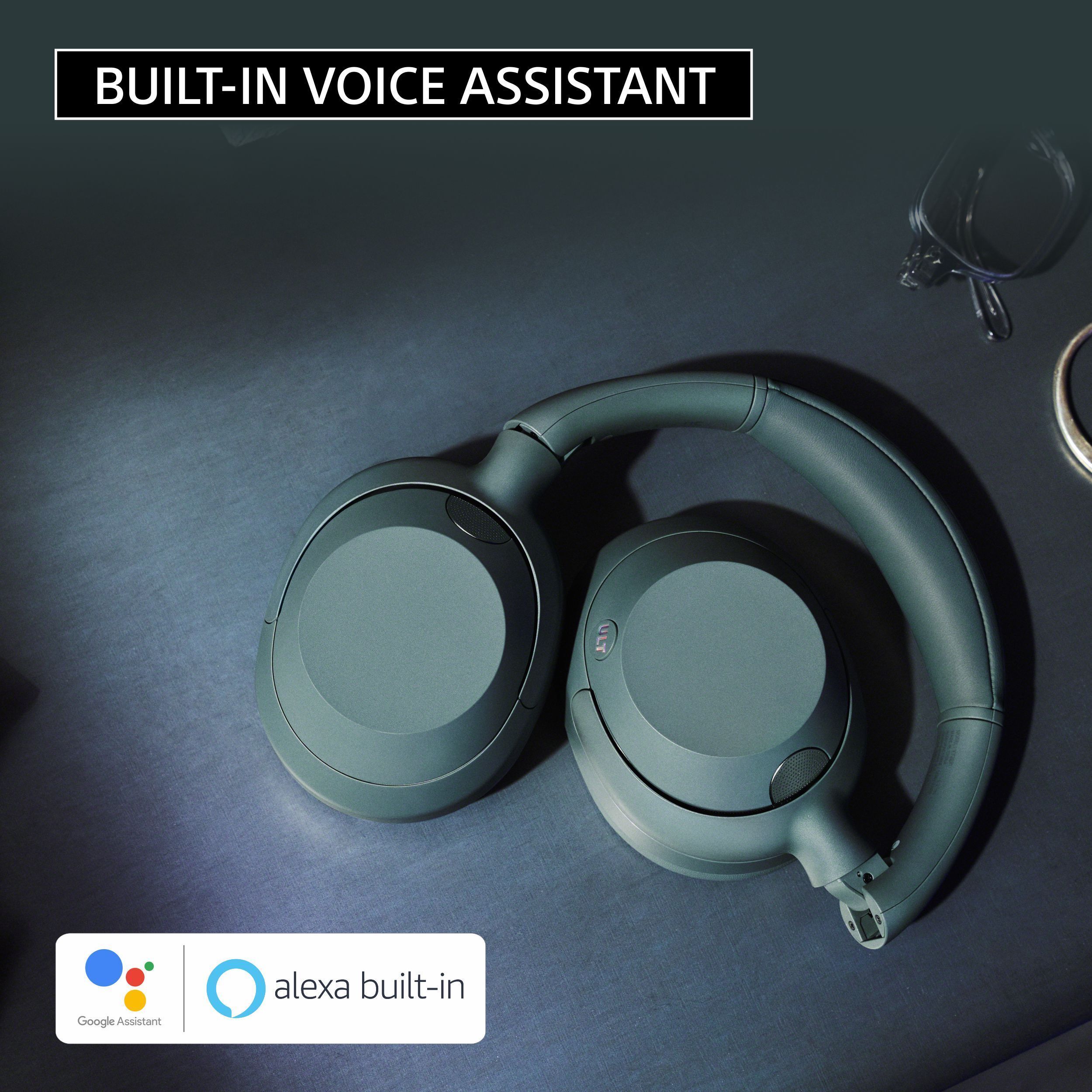 SONY ULT WEAR Noise Cancelling with Massive Bass & Comfortable Design Bluetooth (Forest Gray, On the Ear) - Image 4