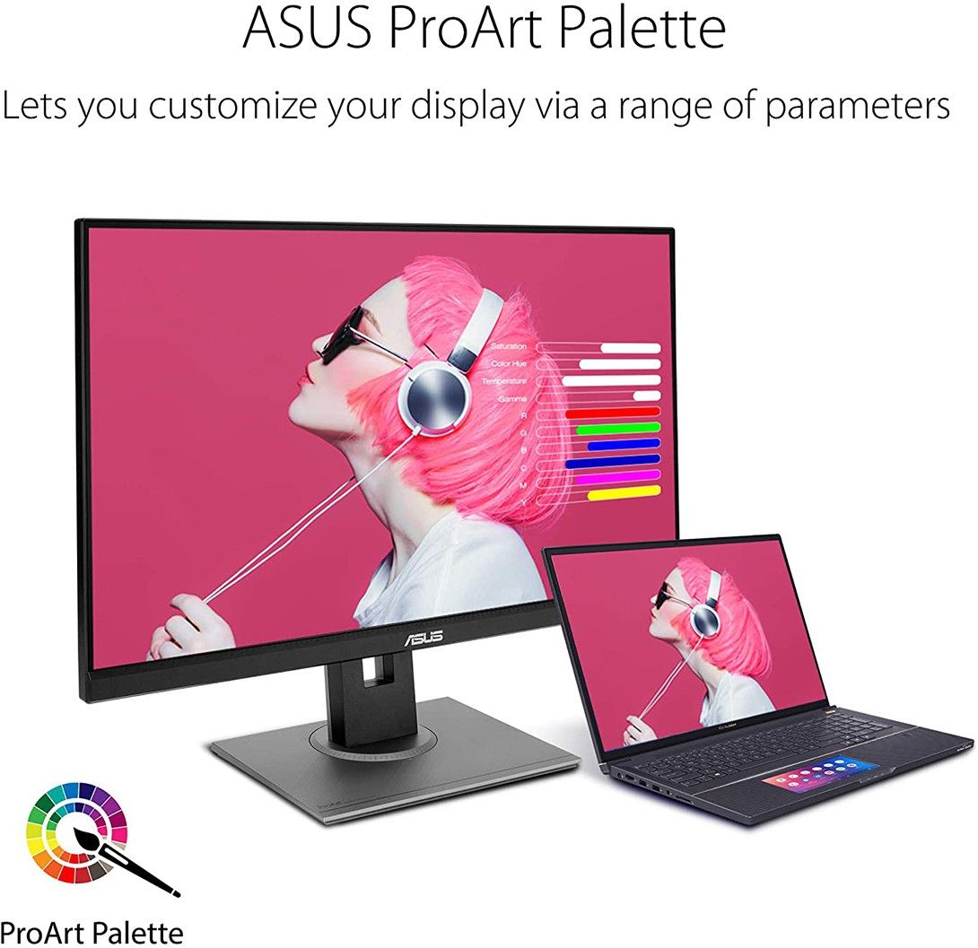 ASUS ProArt 68.58 cm (27 inch) WQHD LED Backlit IPS Panel with 2560 X 1440 Pixels, 100% sRGB/Rec. 709, Delta E Monitor (PA278QV) - Image 2