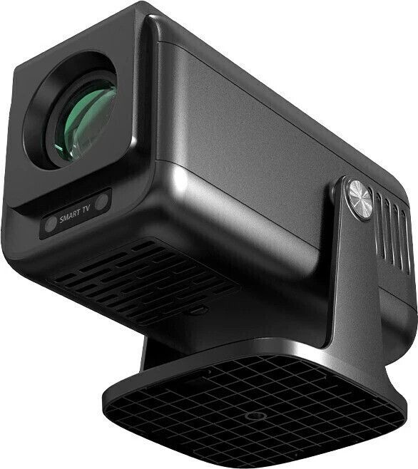 PLAY Smart Android 13 1+8G 5G WiFi BT 15k Lm 4k 8k 180 degree Rotation (25000 lm / 2 Speaker / Wireless / Remote Controller) Portable Projector (Black) - Image 2